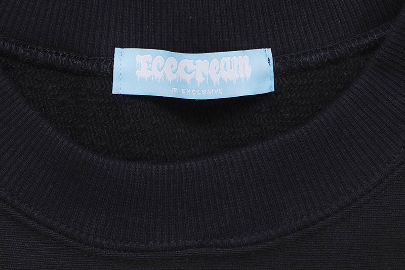 ICECREAM RUNNING DOG SWEATSHIRT (ICJP235K001:BLACK)