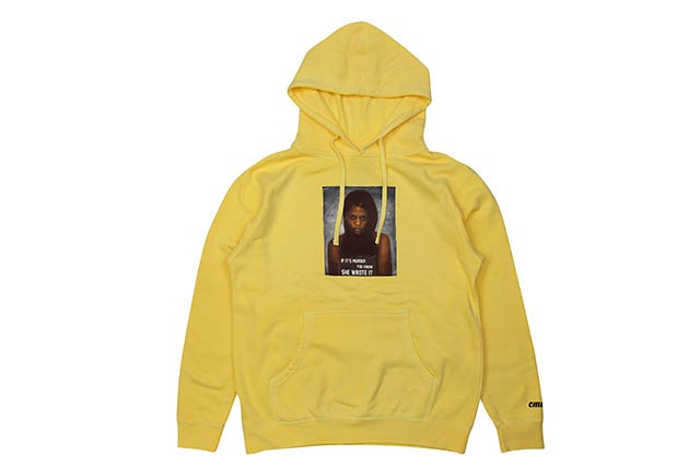 CLASSIC MATERIAL NY MURDA MAMI HOODY (PIGMENT YELLOW)