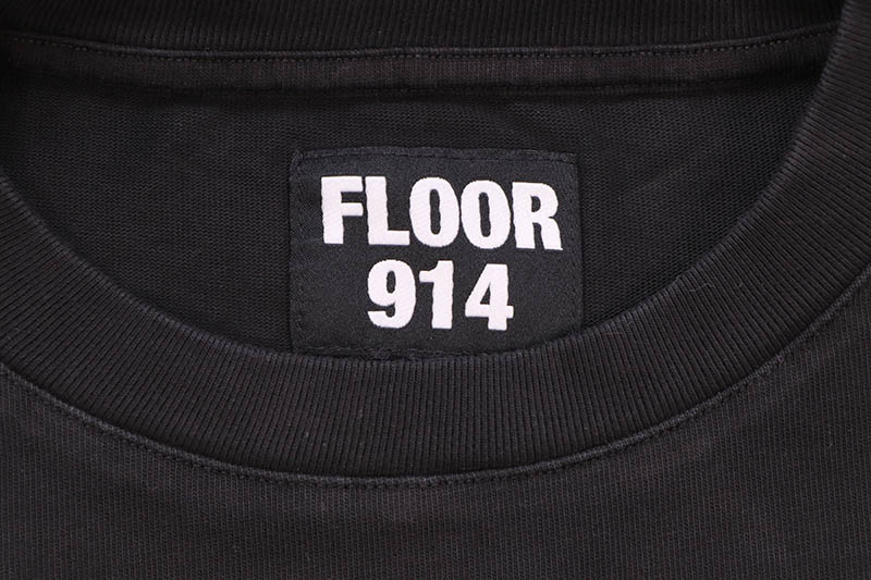 FLOOR 914 SKY STRIKER LONG SLEEVE T-SHIRT (BLACK)