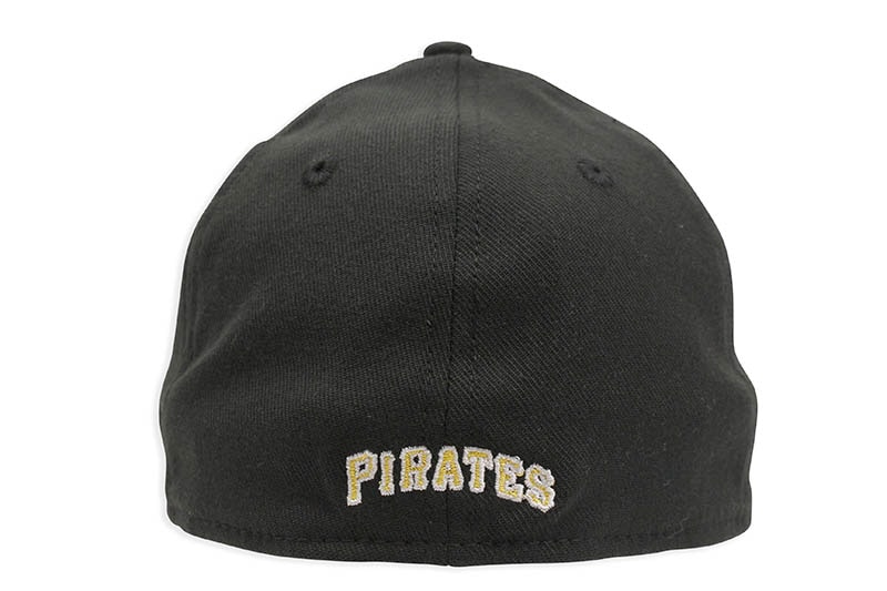 NEW ERA PITTSBURGH PIRATES TEAM CLASSIC 39THIRTY STRETCH FIT CAP (ALTERNATE BLACK)