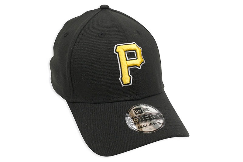 NEW ERA PITTSBURGH PIRATES TEAM CLASSIC 39THIRTY STRETCH FIT CAP (ALTERNATE BLACK)