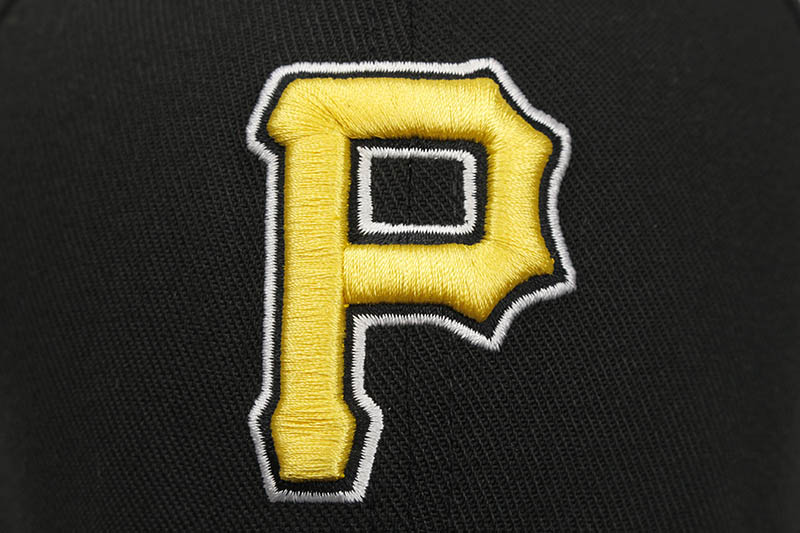 NEW ERA PITTSBURGH PIRATES TEAM CLASSIC 39THIRTY STRETCH FIT CAP (ALTERNATE BLACK)
