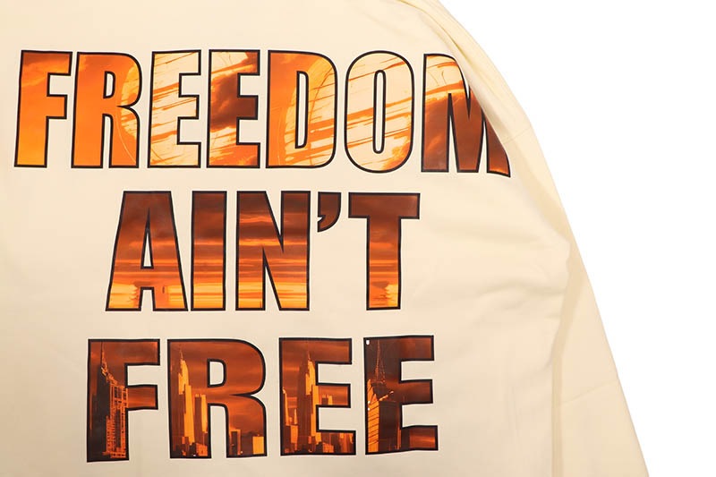 FOCUS STREET LIBERTY CROPPED HOODIE (80771:IVORY)