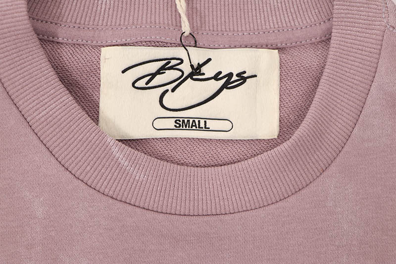 BKYS SWAGGER FRENCH TERRY CROPPED TEE (T1452:DUSTY LAVENDER)
