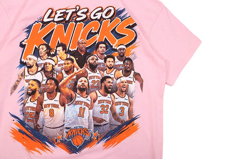 NO BRAND NEW YORK KNICKS 2026 FINALS T-SHIRTS (PINK) | Brand,OTR