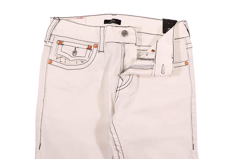 TRUE RELIGION ROCCO BIG T FLAP SKINNY JEAN 32