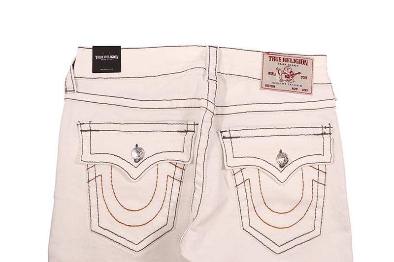 TRUE RELIGION ROCCO BIG T FLAP SKINNY JEAN 32