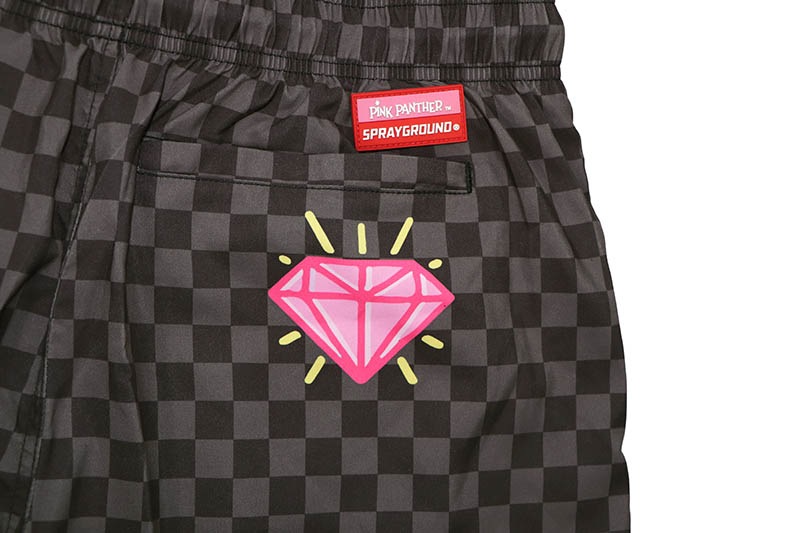 SPRAYGROUND PINK PANTHER DIAMOND SHARK SWIM SHORTS SWM2067