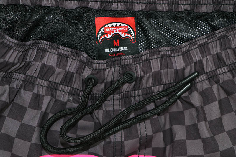 SPRAYGROUND PINK PANTHER DIAMOND SHARK SWIM SHORTS SWM2067