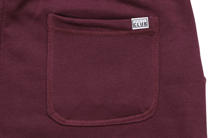 PRO CLUB HEAVYWEIGHT FRENCH TERRY SHORT (MAROON) 197