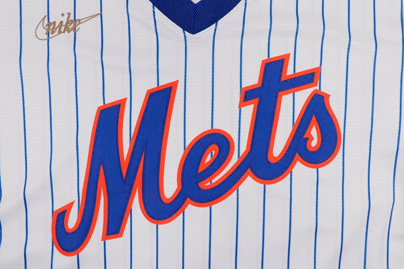 NIKE MLB NEW YORK METS COOPERSTOWN BASEBALL JERSEY (C267-WNMT-NMT