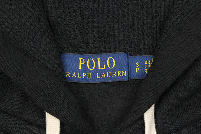 POLO RALPH LAUREN CLASSIC FULL-ZIP FLEECE HOODIE (710548546003:BLACK)