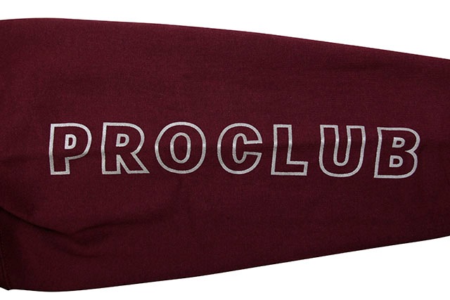 PRO CLUB HEAVYWEIGHT CREWNECK FLEECE SWEATSHIRT (MAROON)