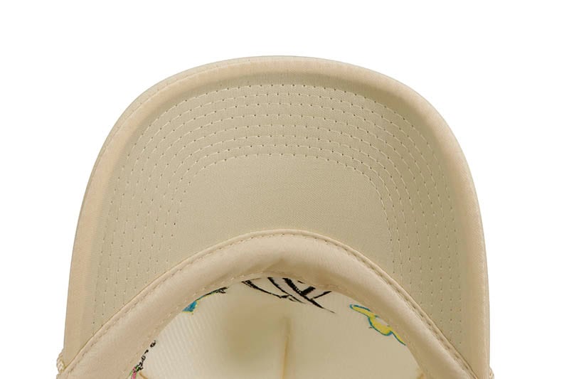 DROPOUT NEW YORK LA LUXE TRUCKER HAT (CREAM) DROPA233