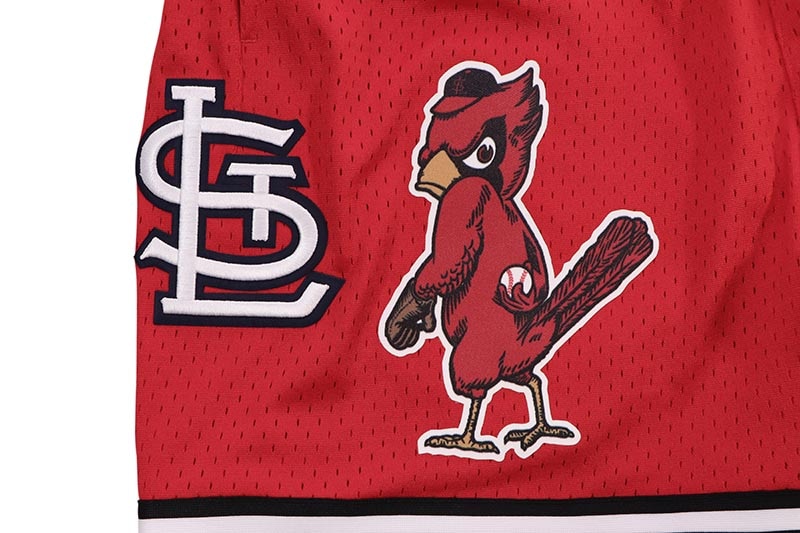 PRO STANDARD ST. LOUIS CARDINALS LOGO MESH SHORT (LSC333047-RED:RED)