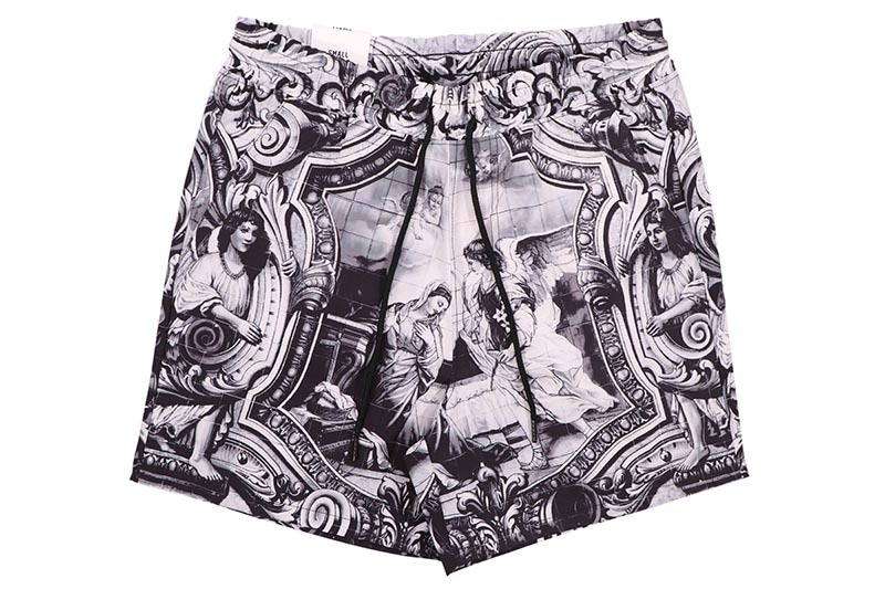 REBEL MINDS BLESSED AND GIFTED BORD SHORTS (151-918:BLACK)