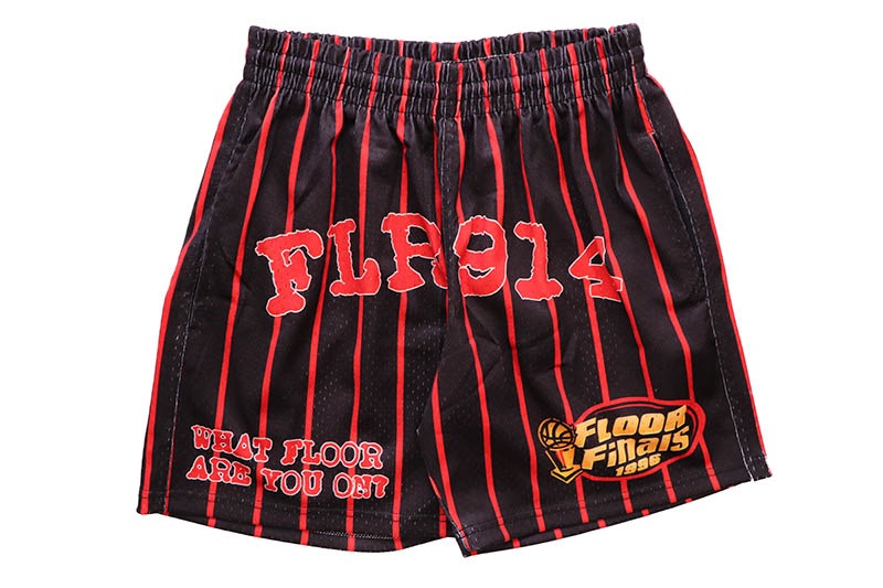 FLOOR 914 BULLS 1996 FLOOR FINALS PINSTRIPE SHORTS
