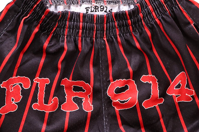 FLOOR 914 BULLS 1996 FLOOR FINALS PINSTRIPE SHORTS