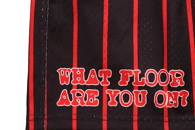 FLOOR 914 BULLS 1996 FLOOR FINALS PINSTRIPE SHORTS