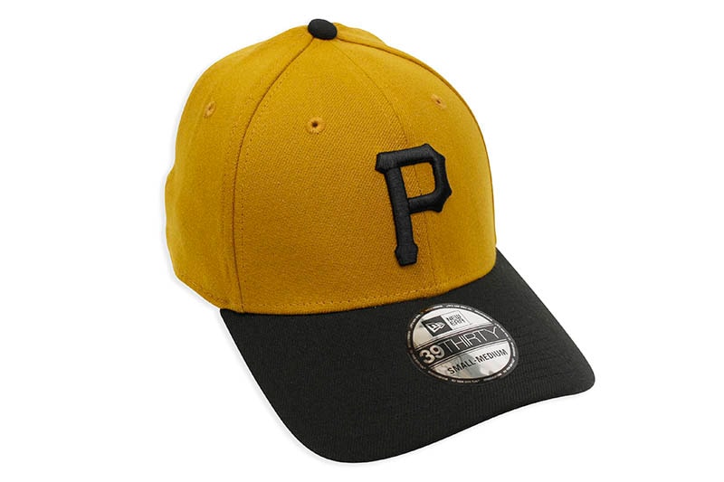 NEW ERA PITTSBURGH PIRATES TEAM CLASSIC 39THIRTY STRETCH FIT CAP (MUSTARD/BLACK)