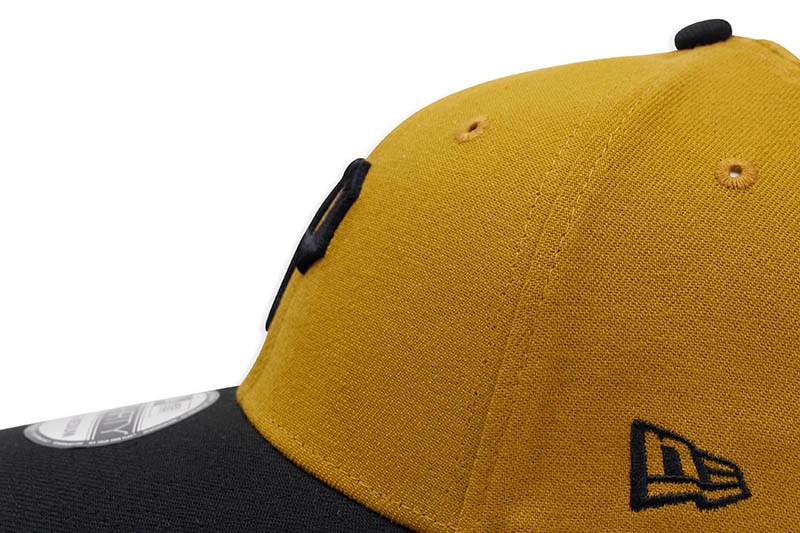 NEW ERA PITTSBURGH PIRATES TEAM CLASSIC 39THIRTY STRETCH FIT CAP (MUSTARD/BLACK)