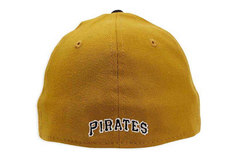 NEW ERA PITTSBURGH PIRATES TEAM CLASSIC 39THIRTY STRETCH FIT CAP (MUSTARD/BLACK)
