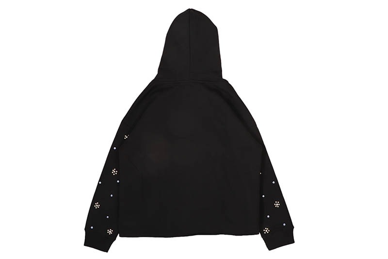FOCUS STARBURST CRYSTAL HOODIE (80772:BLACK)