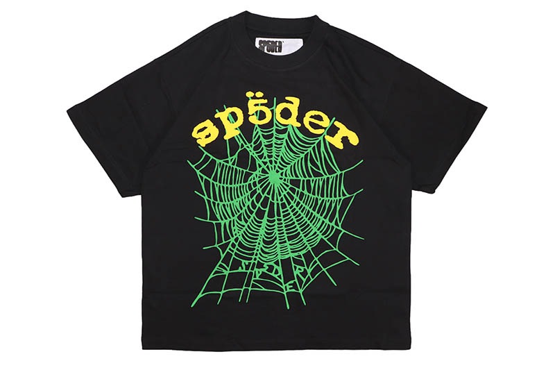 SP5DER OG WEB V2 T-SHIRTS (BLACK MULTI)