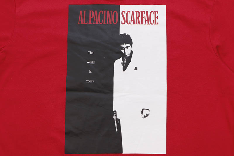 SHOE PALACE X SCARFACE COVER S/S T-SHIRT (RED)