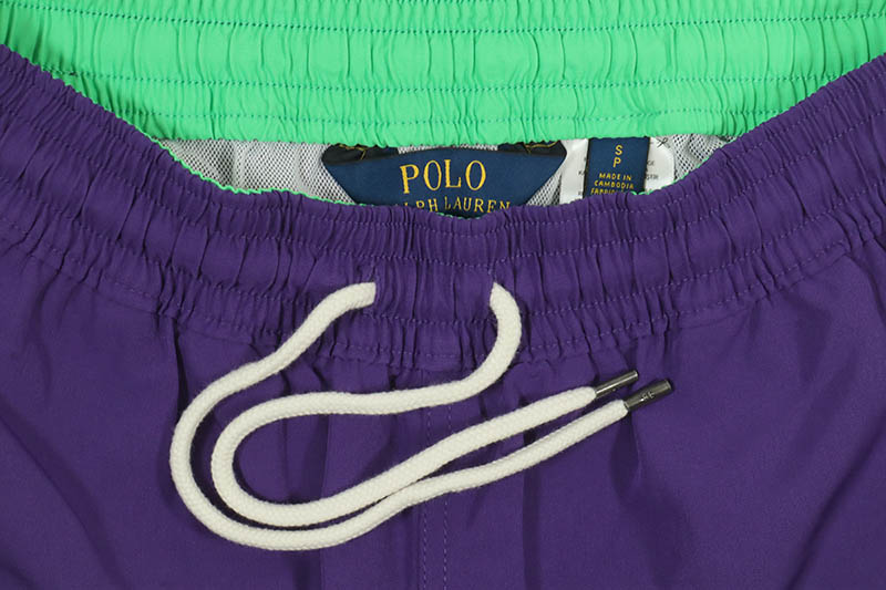 POLO RALPH LAUREN 5.75-INCH TRAVELER CLASSIC SWIM TRUNK (710829851036:PURPLE RAGE)