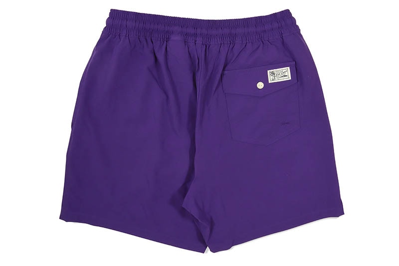 POLO RALPH LAUREN 5.75-INCH TRAVELER CLASSIC SWIM TRUNK (710829851036:PURPLE RAGE)