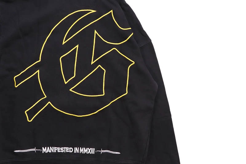 GODSPEED CHROME SEDUCTION EMBROIDERED HOODIE (BLACK)