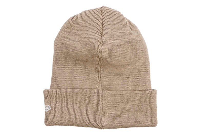 NEW ERA NEW YORK METS BASIC COTTON CUFF KNIT (BEIGE) 14109626