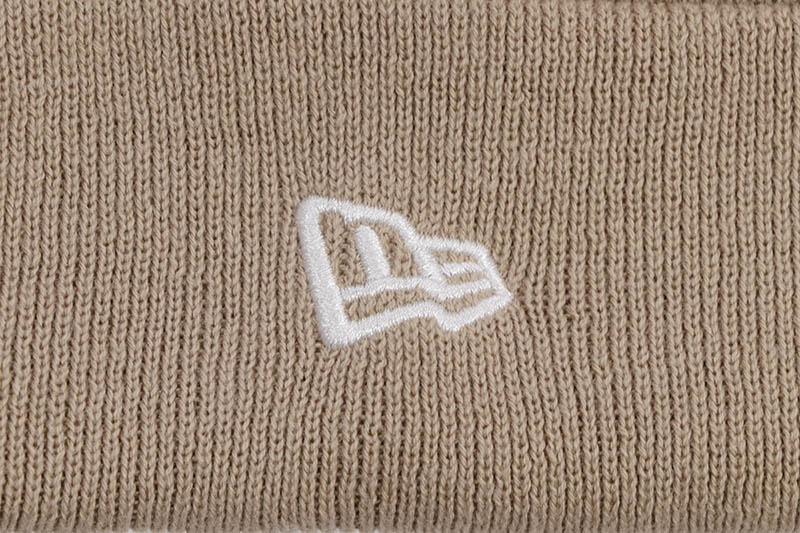 NEW ERA NEW YORK METS BASIC COTTON CUFF KNIT (BEIGE) 14109626