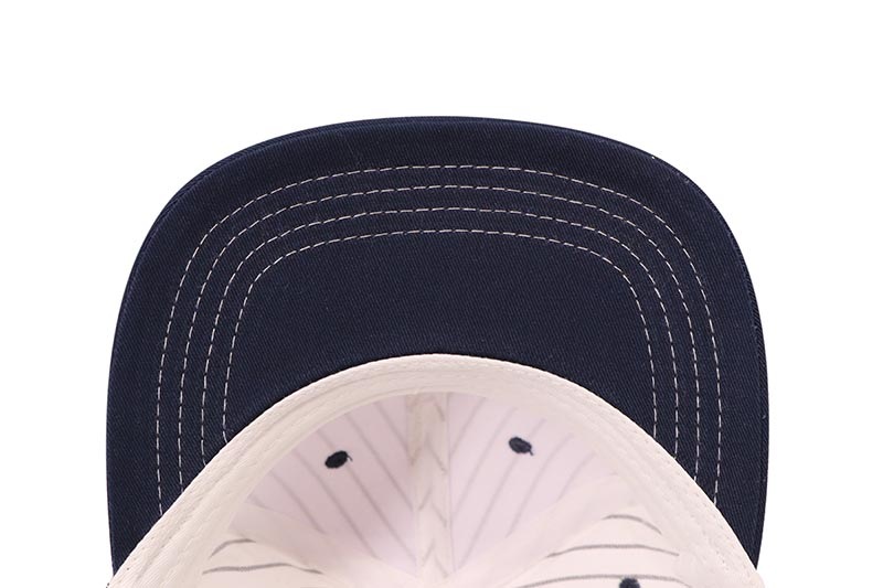 TRUE RELIGION TRUE RELIGION STRIPED BASEBALL CAP (TR2915:WHITE/BLUE)