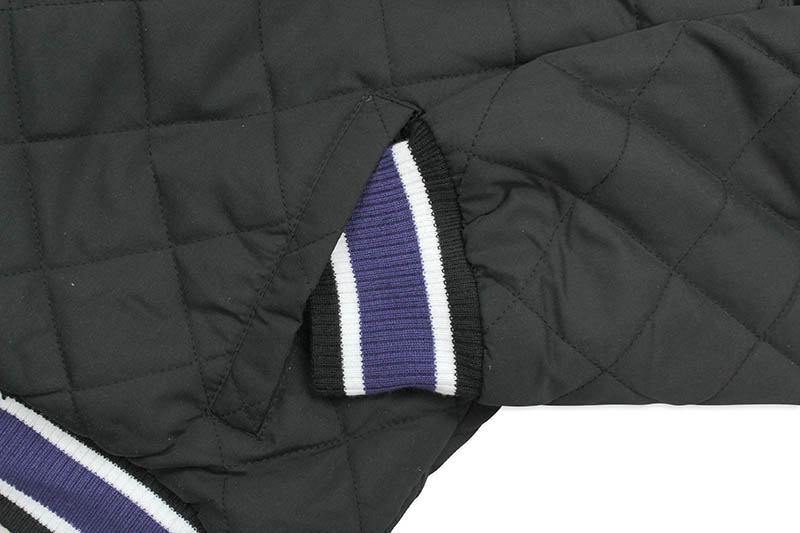 JH Design LA LAKERS 17-TIMES NBA FINALS CHAMPIONS REVERSIBLE JACKET (LAK103BAN0:BLACK)