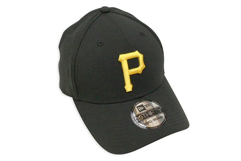 NEW ERA PITTSBURGH PIRATES TEAM CLASSIC 39THIRTY STRETCH FIT CAP (BLACK)