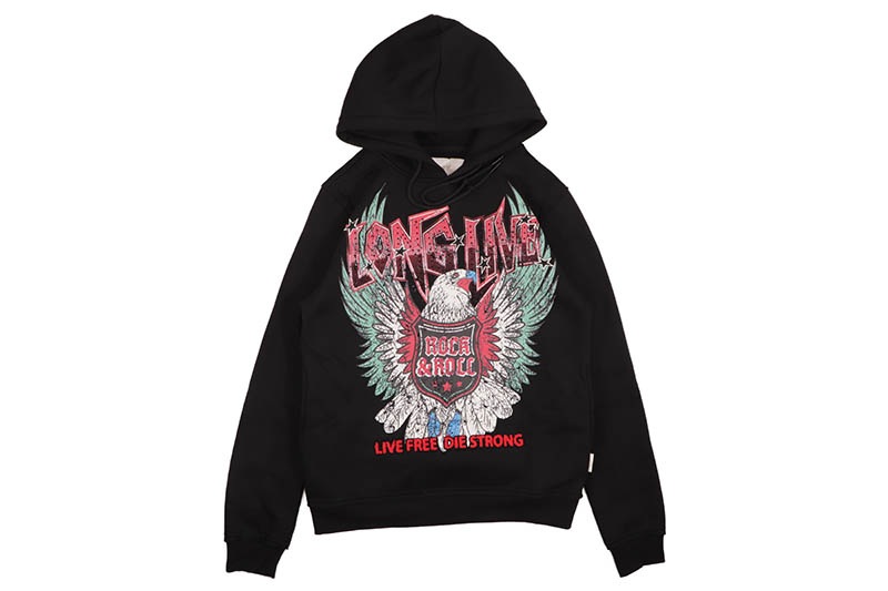 LAST PROJECT LONG LIVE FLEECE PULLOVER HOODIE (LPH265:BLACK)