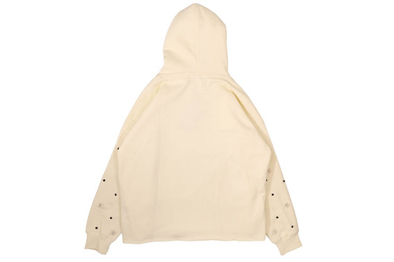 FOCUS STARBURST CRYSTAL HOODIE (80772:IVORY)