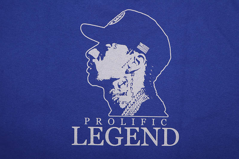 STREET WEAR SUPPLY NIPSEY HUSSLE LEGEND T-SHIRT (ROYAL)