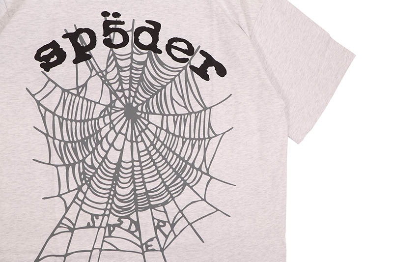 SP5DER OG WEB V2 T-SHIRTS (HEATHER GREY)