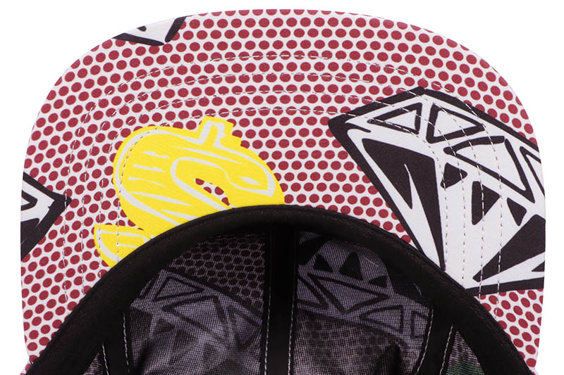 BILLIONAIRE BOYS CLUB SPOTTED DIAMOND PANEL CAP (811-7804:MULTI)