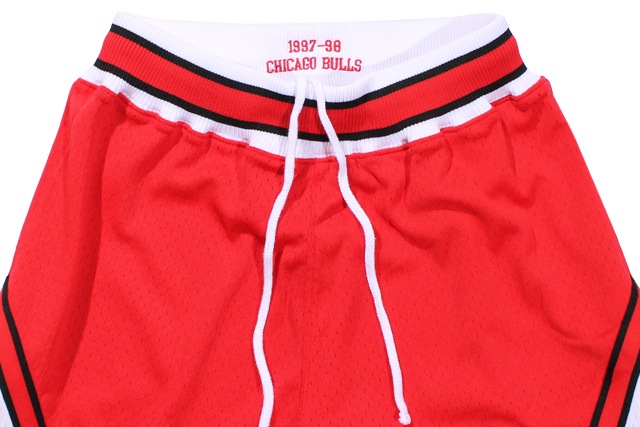 MITCHELL & NESS AUTHENTIC SHORTS (CHICAGO BULLS/1997-1998:RED) ASHR18114