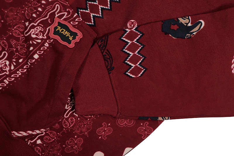 ICECREAM DEAL HOODIE (421-7302:TOMATO)