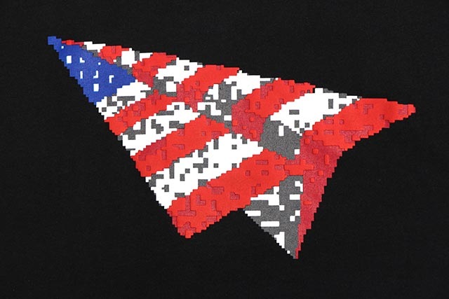 ROC NATION DIGITAL T-SHIRTS(BLACK×FLAG)