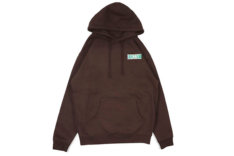 CLASSIC MATERIAL NY ROTTEN APPLE HOODIE (BROWN)