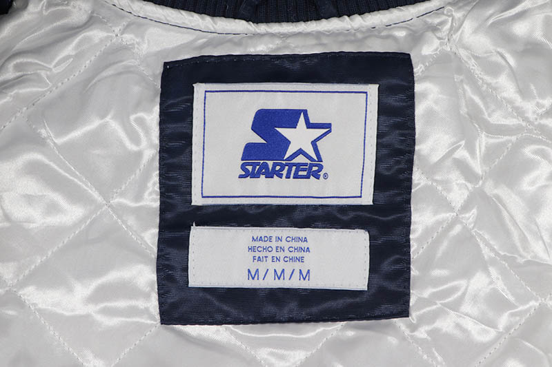 STARTER NEW YORK YANKEES VARSITY SATIN FULL-SNAP JACKET (LS250167