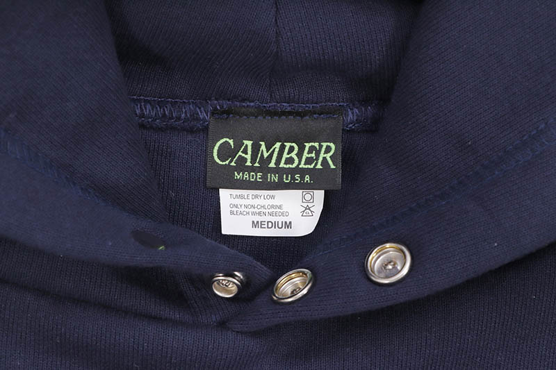 CAMBER INDUSTRIAL DOUBLE THICK PULLOVER HOODED SWEATSHIRT (#441:NAVY)