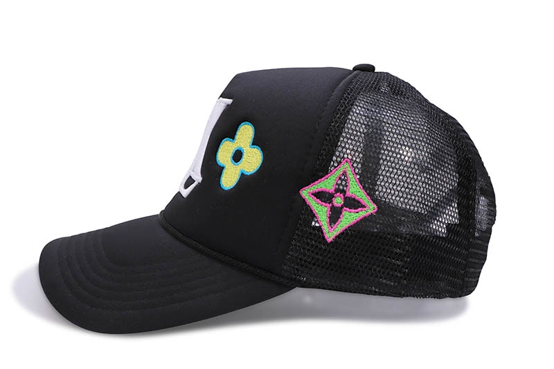 DROPOUT NEW YORK LA LUXE TRUCKER HAT (BLACK) DROPA233