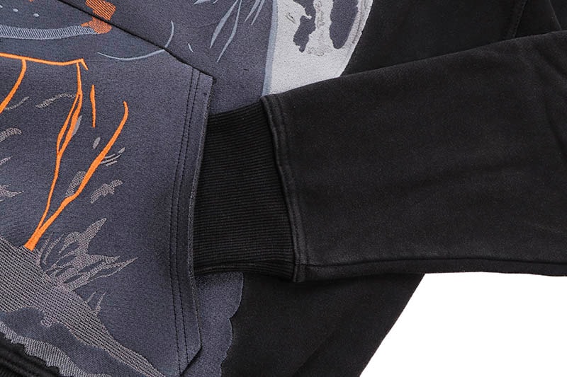 GODSPEED F.T.D EMBROIDERED HOODIE (BLACK)